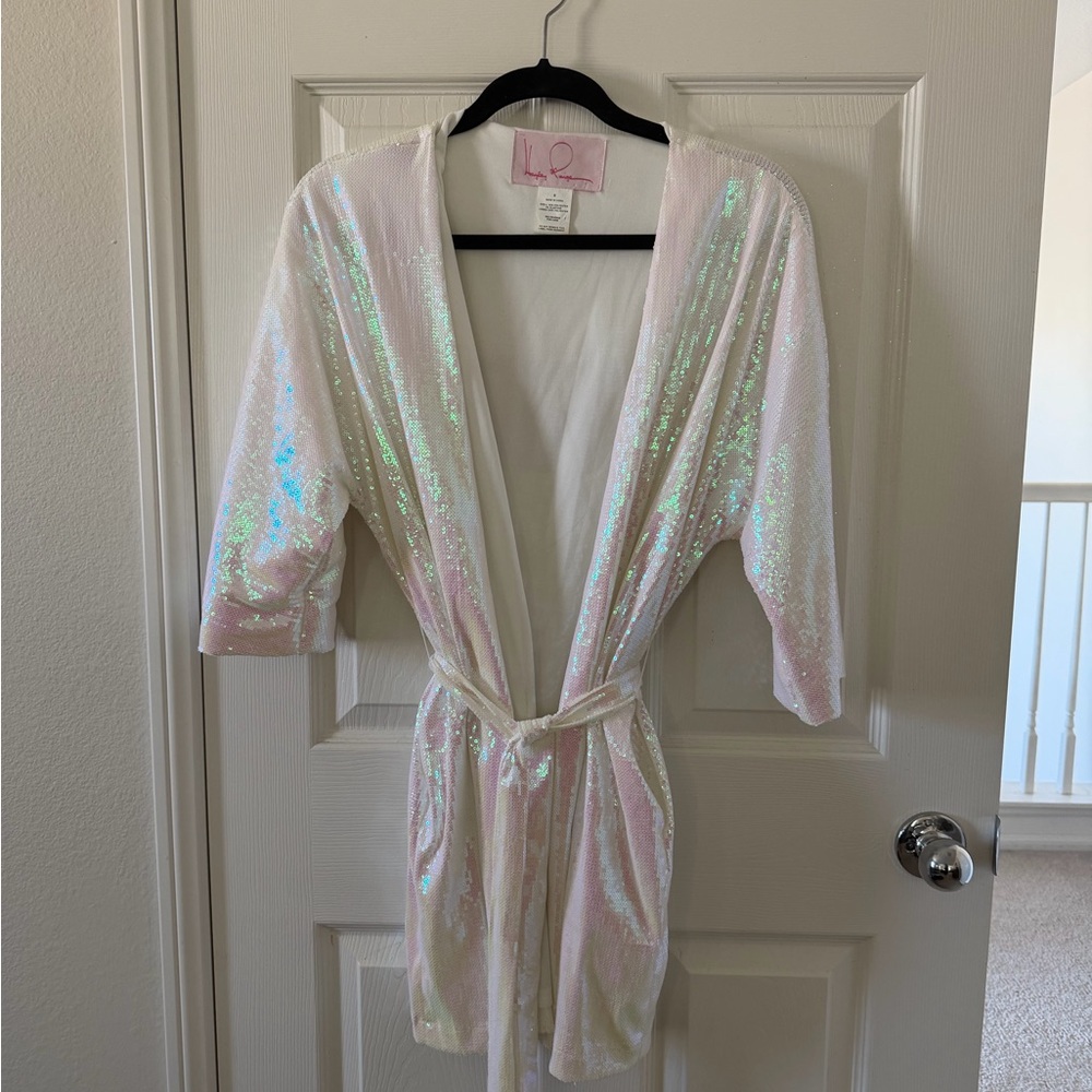 Iridescent Bride Robe Haley Paige - Picture 3 of 3